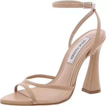 Женские кожаные босоножки с открытым носком Beki Slingback Steve Madden, цвет nude