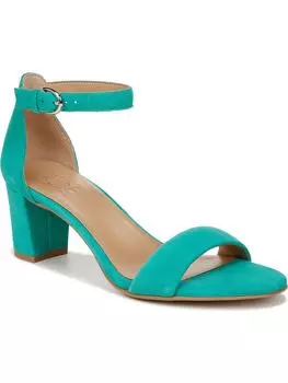 Женские кожаные босоножки с открытым носком Vera Naturalizer, цвет jade green suede