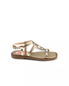 Женские кожаные босоножки с пряжкой Pablosky, золотой