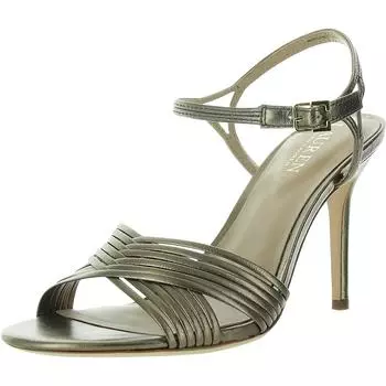 Женские кожаные босоножки с ремешками и пяткой Lauren Ralph Lauren, цвет aged gold