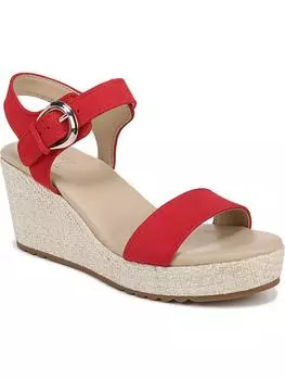 Женские кожаные босоножки Stella на танкетке с ремешком на щиколотке Naturalizer, цвет crantini leather