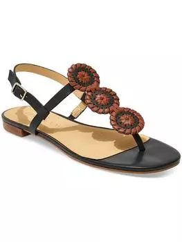 Женские кожаные босоножки Walsh Sandal с ремешком на пятке Jack Rogers, цвет black luggage