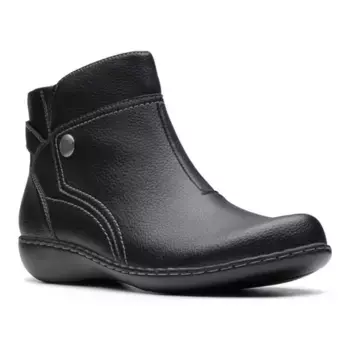 Женские кожаные ботильоны Ashland Mabel Clarks, цвет black tumbled