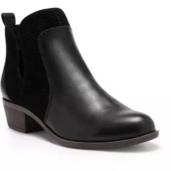 Женские кожаные ботильоны Belgon Ankle Lucky Brand, цвет black/macaw