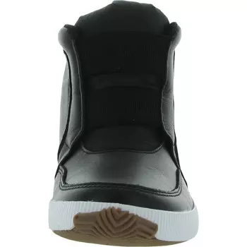 Женские кожаные ботильоны без шнуровки Sorel, черный