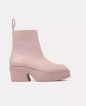 Женские кожаные ботильоны Billie на сверхлегкой подошве Camper, розовый