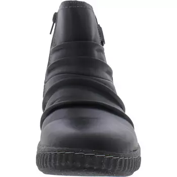 Женские кожаные ботильоны Caroline Orchid со сборками Clarks, цвет Black Leather