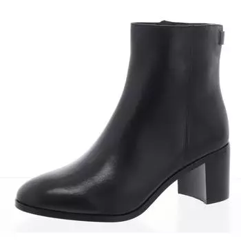 Женские кожаные ботильоны Cassie Lauren Ralph Lauren, цвет black burnished calf