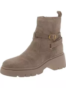 Женские кожаные ботильоны Colletta Steve Madden, цвет taupe suede