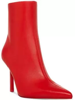 Женские кожаные ботильоны Elysia с острым носком Steve Madden, красный