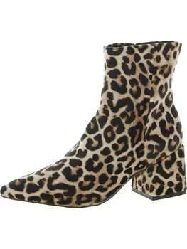 Женские кожаные ботильоны Faris на каблуке Steve Madden, цвет Leopard Velvet