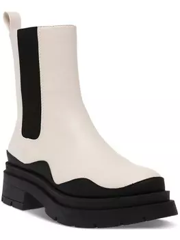 Женские кожаные ботильоны Greyce с выступами на подошве Wild Pair, цвет White Smooth