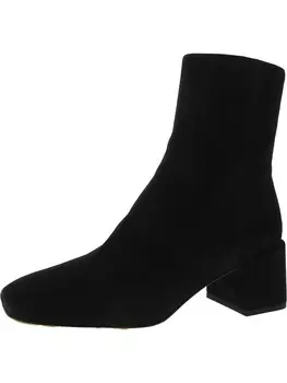 Женские кожаные ботильоны Kaye Vince, цвет Black Suede