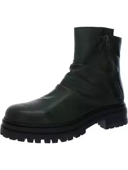 Женские кожаные ботильоны Lunette без застежек Miz Mooz, цвет Kiwi