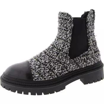 Женские кожаные ботильоны Mayslie Steve Madden, белый/черный