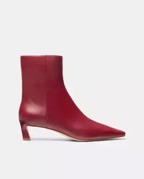 Женские кожаные ботильоны Michael Michael Kors, цвет Rojo Cereza