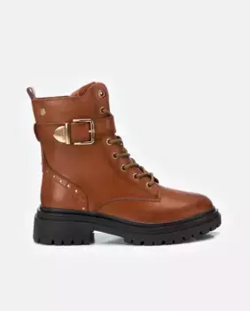 Женские кожаные ботильоны на молнии Carmela, цвет Camel