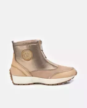 Женские кожаные ботильоны на молнии Carmela, бежевый