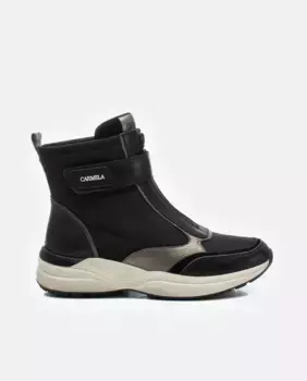 Женские кожаные ботильоны на молнии Carmela, черный