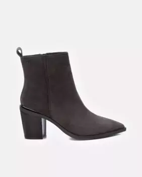 Женские кожаные ботильоны на молнии Carmela, серый