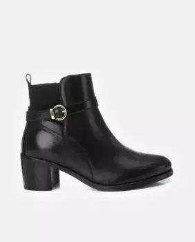 Женские кожаные ботильоны на молнии Carmela, черный