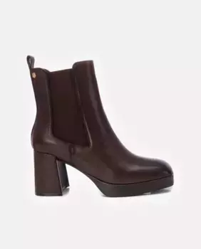 Женские кожаные ботильоны на молнии Carmela, коричневый