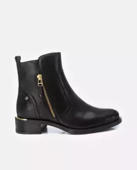 Женские кожаные ботильоны на молнии Carmela, черный