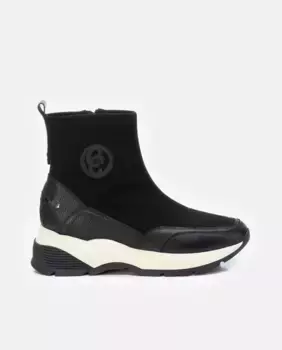 Женские кожаные ботильоны на молнии Carmela, черный