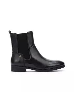 Женские кожаные ботильоны на резинке и молнии Pikolinos, черный