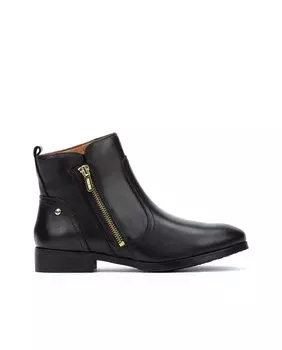 Женские кожаные ботильоны на внешней молнии Pikolinos, черный