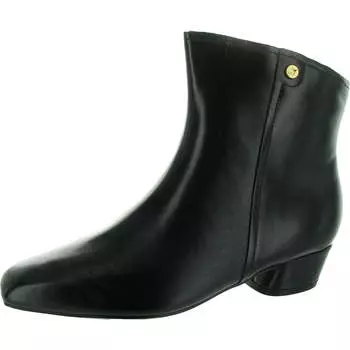 Женские кожаные ботильоны Raffee на молнии Naturalizer, цвет black noir