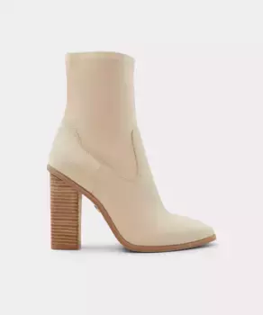 Женские кожаные ботильоны с круглым носком Aldo, белый