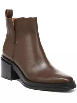 Женские кожаные ботильоны с квадратным носком Dalden Franco Sarto, цвет umber leather