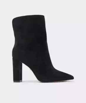 Женские кожаные ботильоны с острым носком Aldo, черный