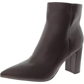 Женские кожаные ботильоны с острым носком Glorena Marc Fisher, темно-коричневый