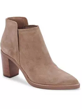 Женские кожаные ботильоны Spade на молнии Dolce Vita, цвет mushroom suede