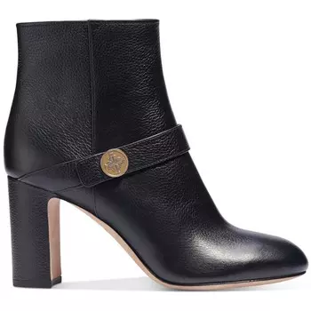 Женские кожаные ботильоны Tilda с миндалевидным носком Kate Spade New York, черный