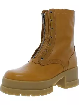 Женские кожаные ботильоны Woody в стиле армейского стиля и на шнуровке Clergerie Paris, цвет Tan