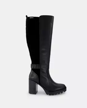 Женские кожаные ботинки Cervera на спортивной подошве и толстом каблуке Pikolinos, черный