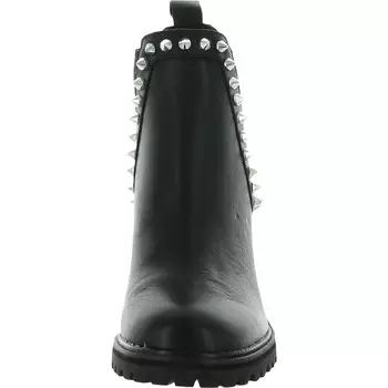 Женские кожаные ботинки челси Genoa с шипами Steve Madden, цвет Black Leather
