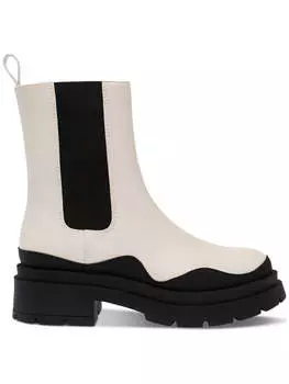 Женские кожаные ботинки челси Grayce без застежек Wild Pair, цвет white smooth