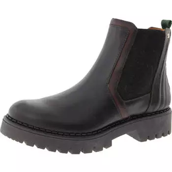 Женские кожаные ботинки челси на молнии PIKOLINOS, черный