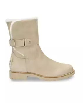 Женские кожаные ботинки цвета экрю Panama Jack