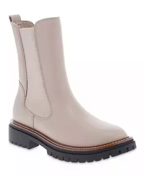 Женские кожаные ботинки Fala на водостойкой подошве с выступами MIA, бежевый