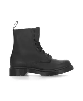 Женские кожаные ботинки из гальки Dr. Martens, черный