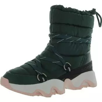Женские кожаные ботинки Kinetic Impact NXT для холодной погоды, зима и снег Sorel, цвет midnight teal/ vintage pink