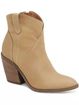 Женские кожаные ботинки Loxona с боковой молнией Lucky Brand, цвет distressed natural