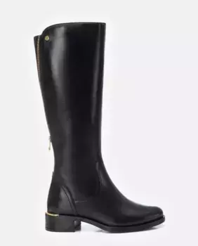 Женские кожаные ботинки на молнии Carmela, черный