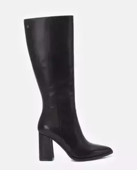 Женские кожаные ботинки на молнии Carmela, черный