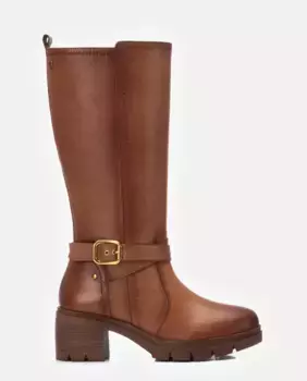 Женские кожаные ботинки на молнии Carmela, цвет Camel